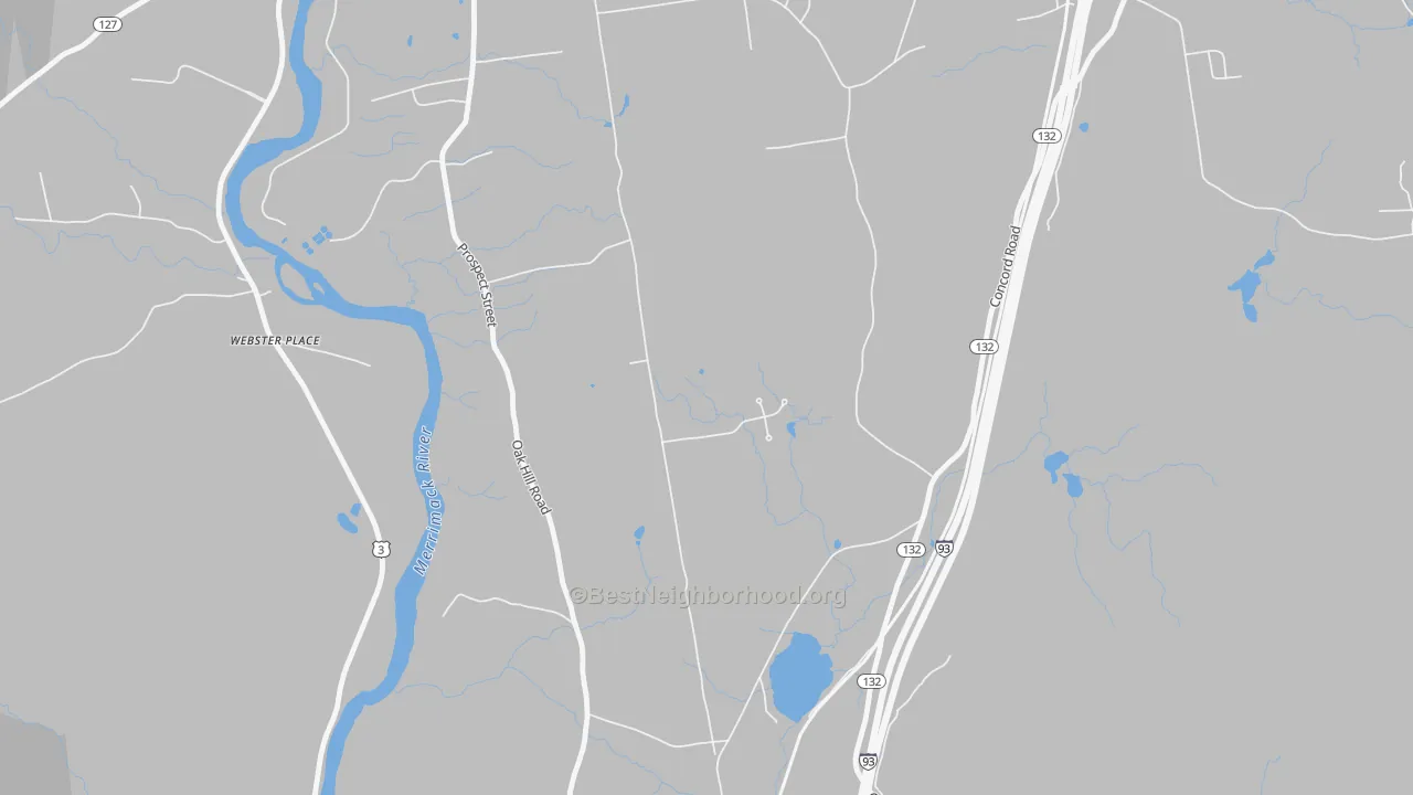 Transit Grade map of Northfield, NH