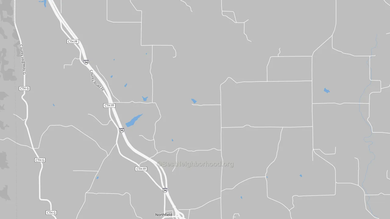 Transit Grade map of Northfield, WI