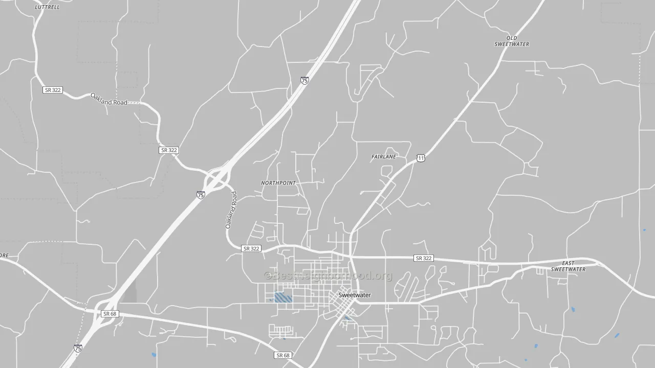 Transit Grade map of Northpoint, TN