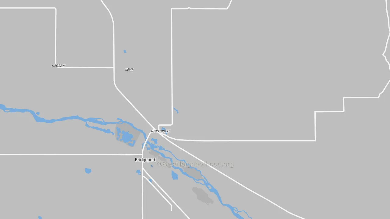 Transit Grade map of Northport, NE