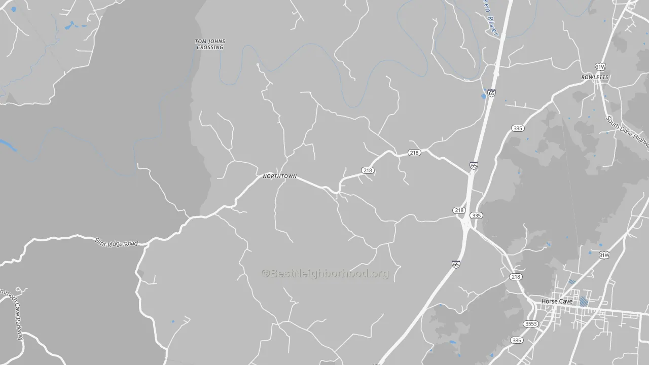 Transit Grade map of Northtown, KY