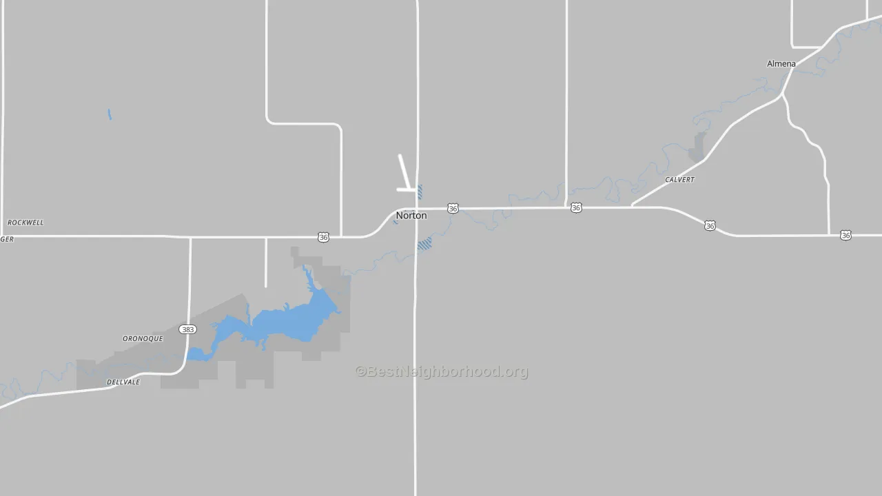 Transit Grade map of Norton County, KS