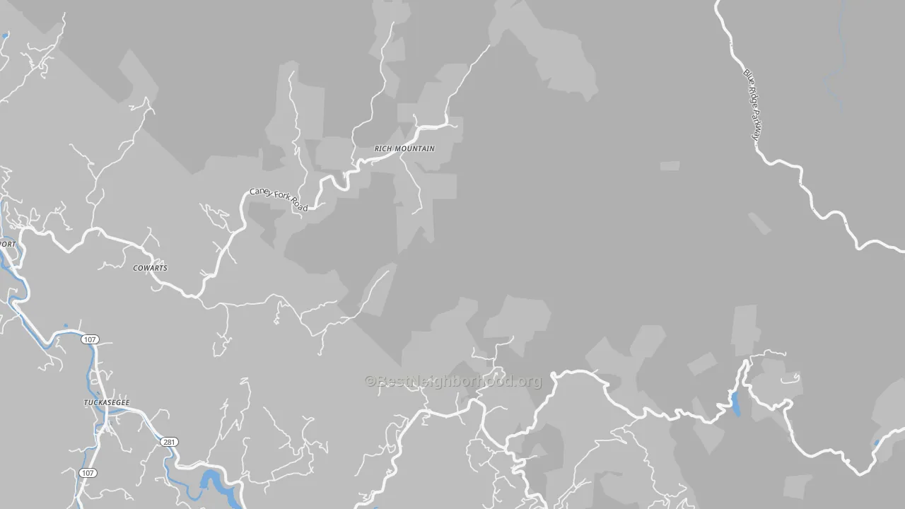 Transit Grade map of Norton, NC