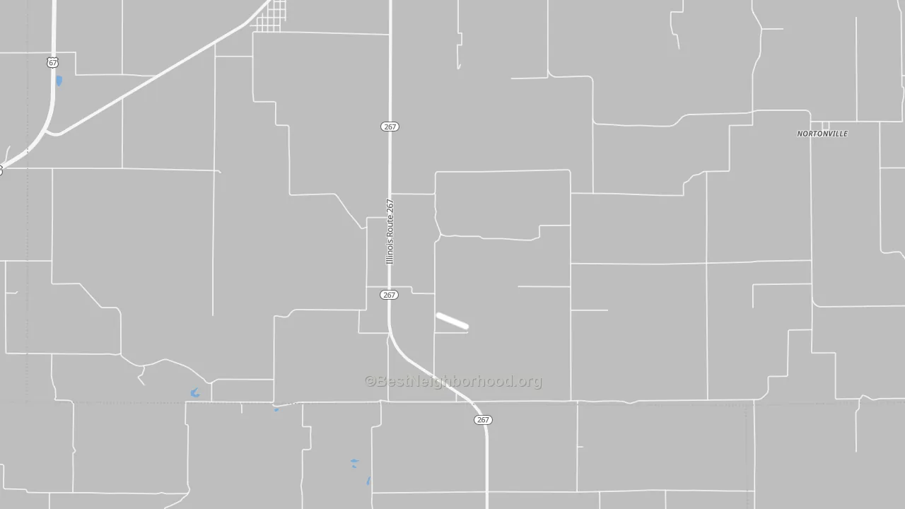 Transit Grade map of Nortonville, IL