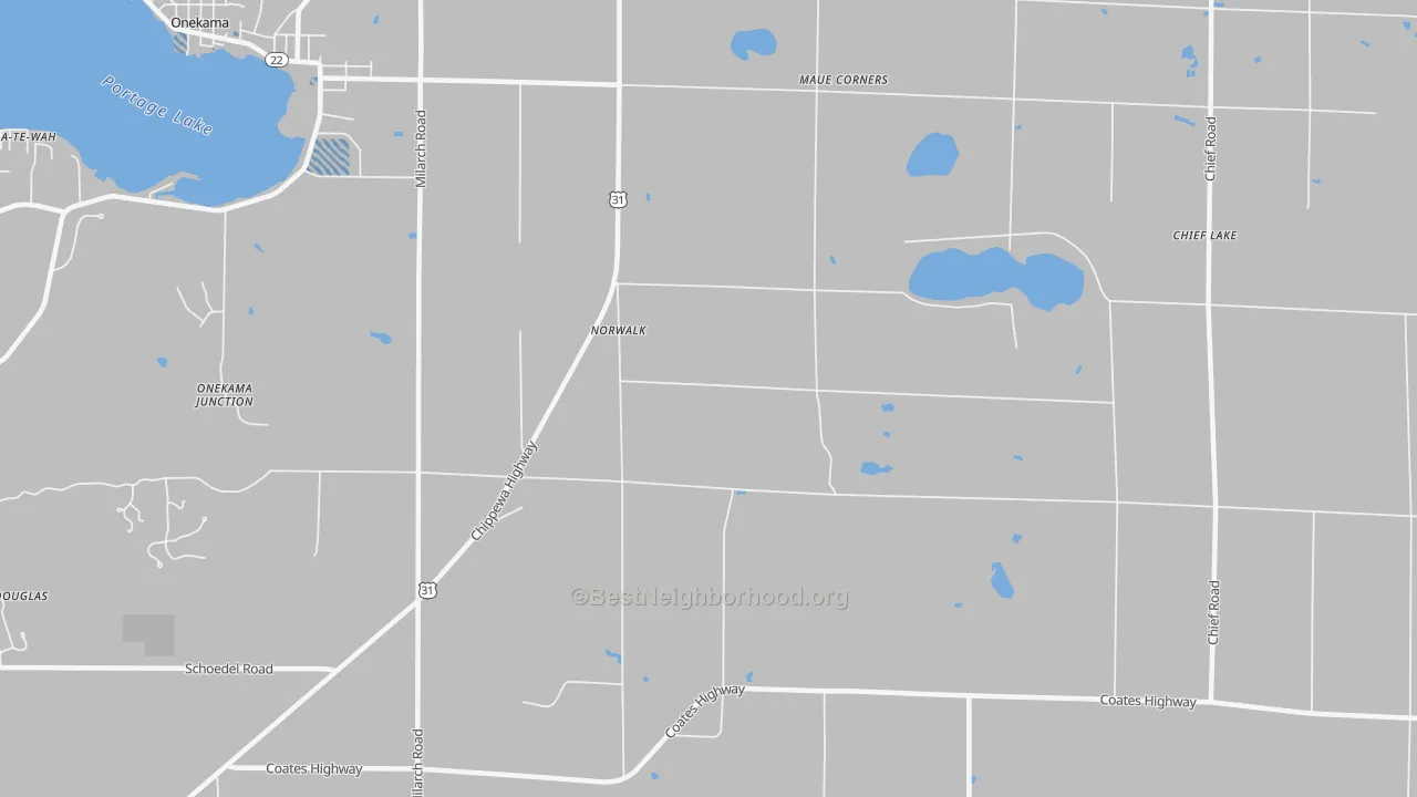 Transit Grade map of Norwalk, MI