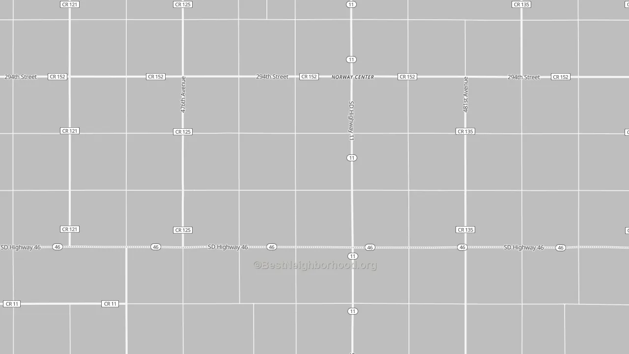 Transit Grade map of Norway Center, SD