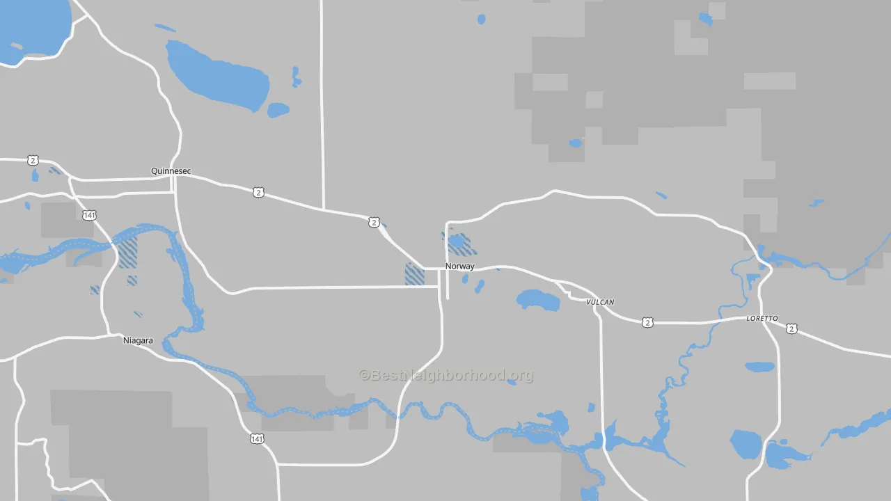 Transit Grade map of Norway, MI