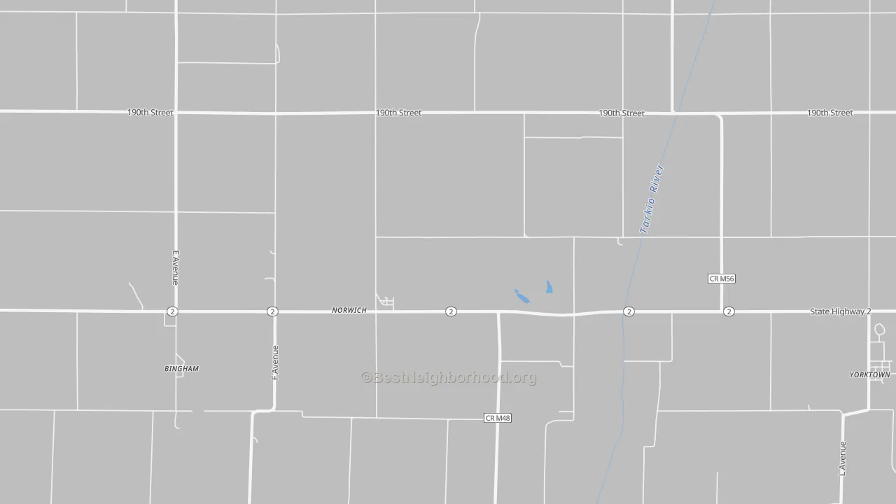 Transit Grade map of Norwich, IA