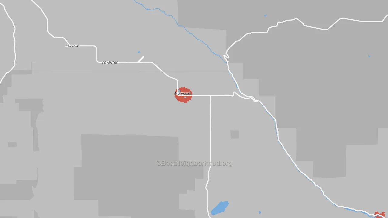 Transit Grade map of Norwood, CO