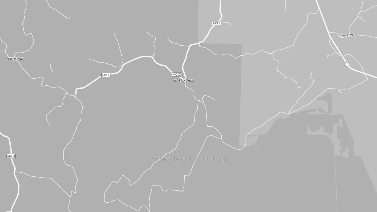 Transit Grade map of Nottinghill, MO