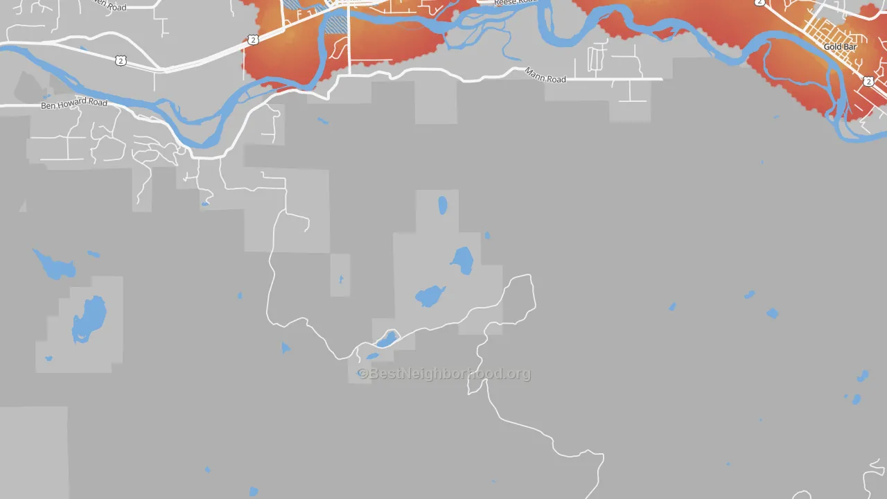 Transit Grade map of Novelty, WA