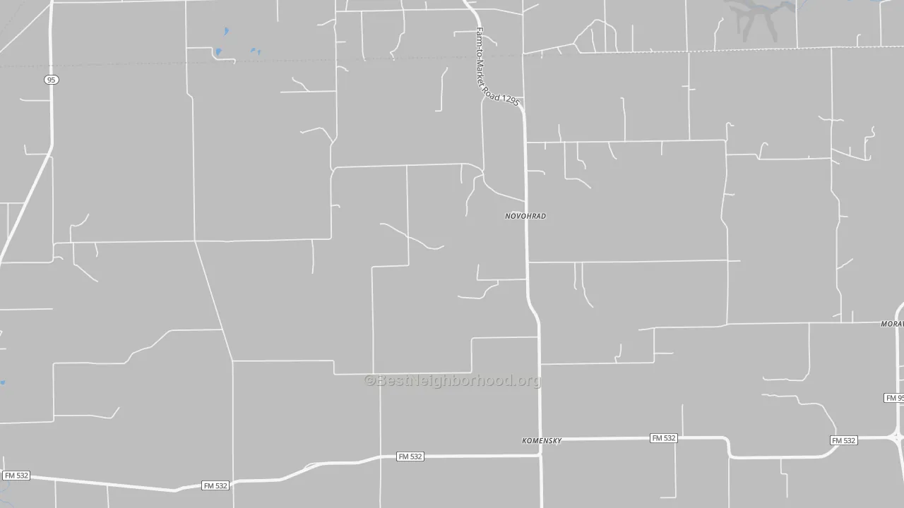 Transit Grade map of Novohrad, TX
