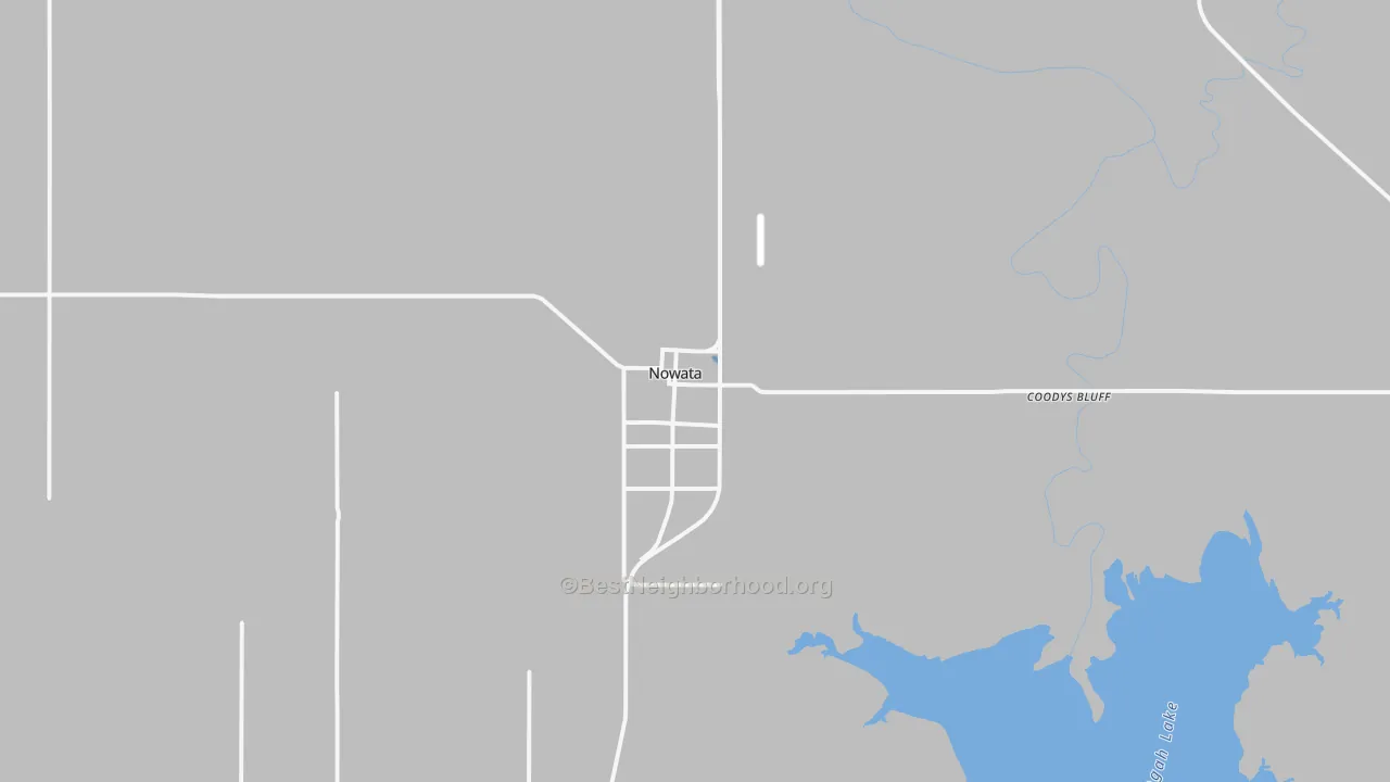 Transit Grade map of Nowata, OK