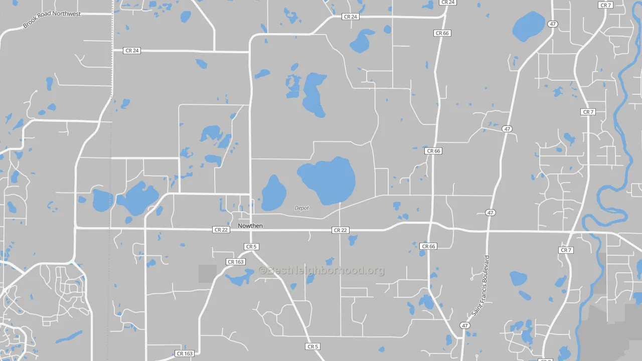 Transit Grade map of Nowthen, MN