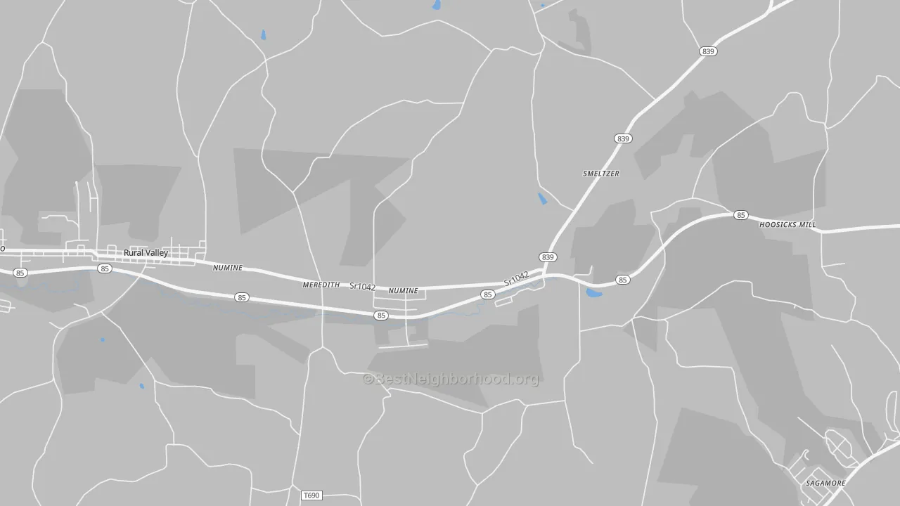 Transit Grade map of Nu Mine, PA