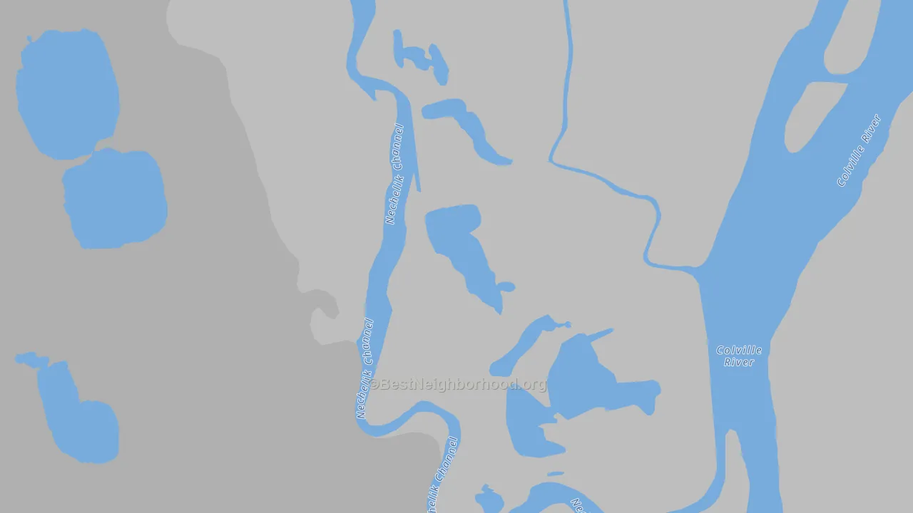 Transit Grade map of Nuiqsut, AK