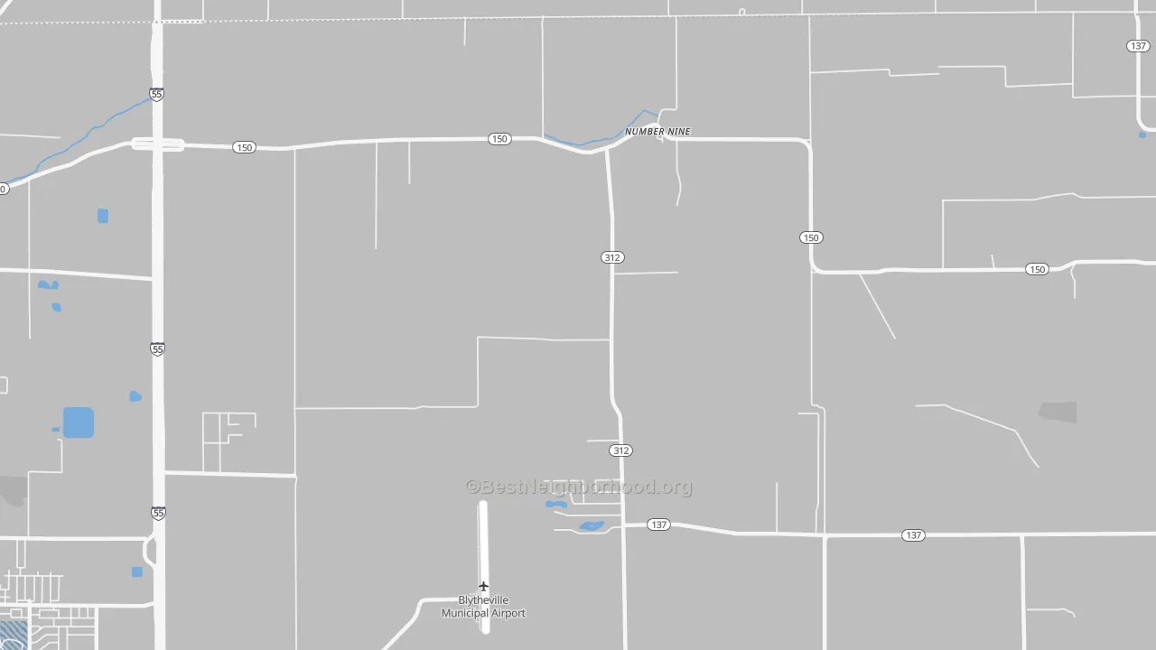 Transit Grade map of Number Nine, AR