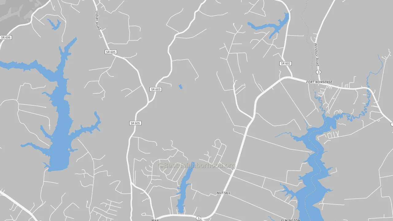 Transit Grade map of Nuttall, VA