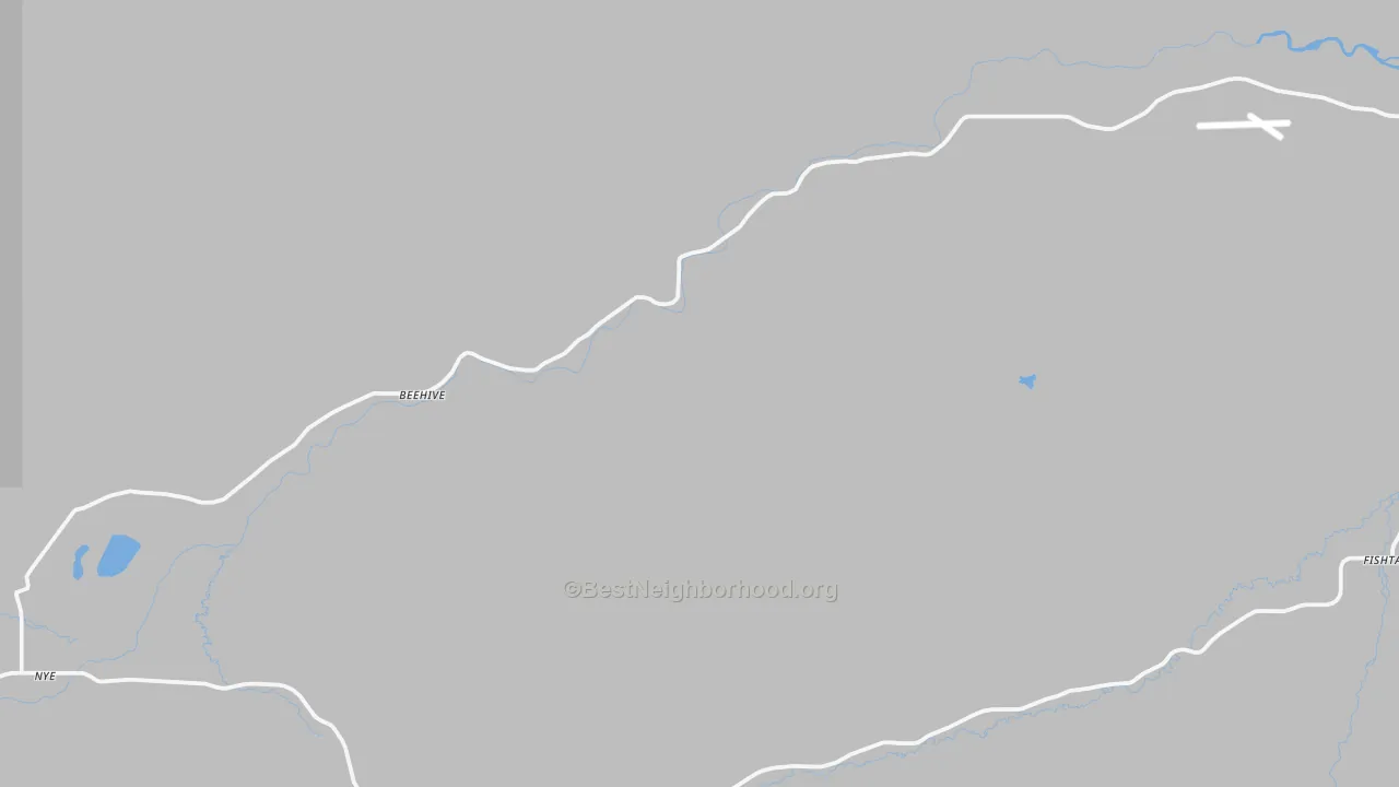Transit Grade map of Nye, MT