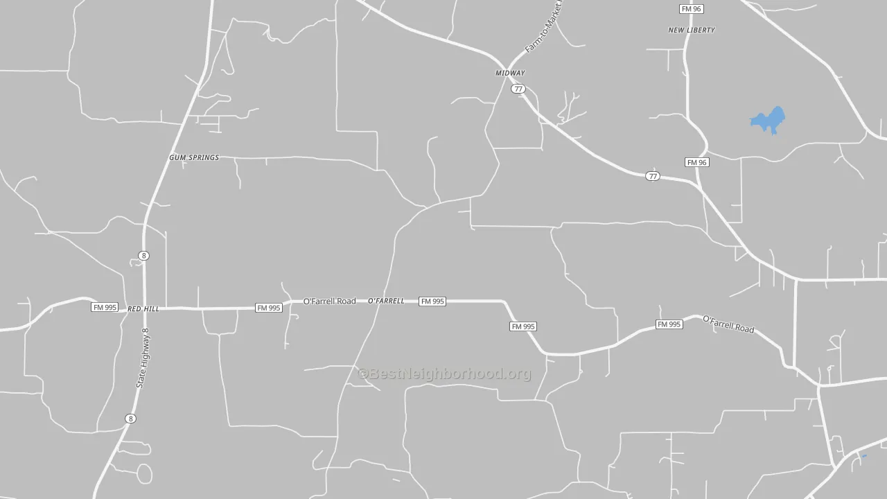 Transit Grade map of O'Farrell, TX