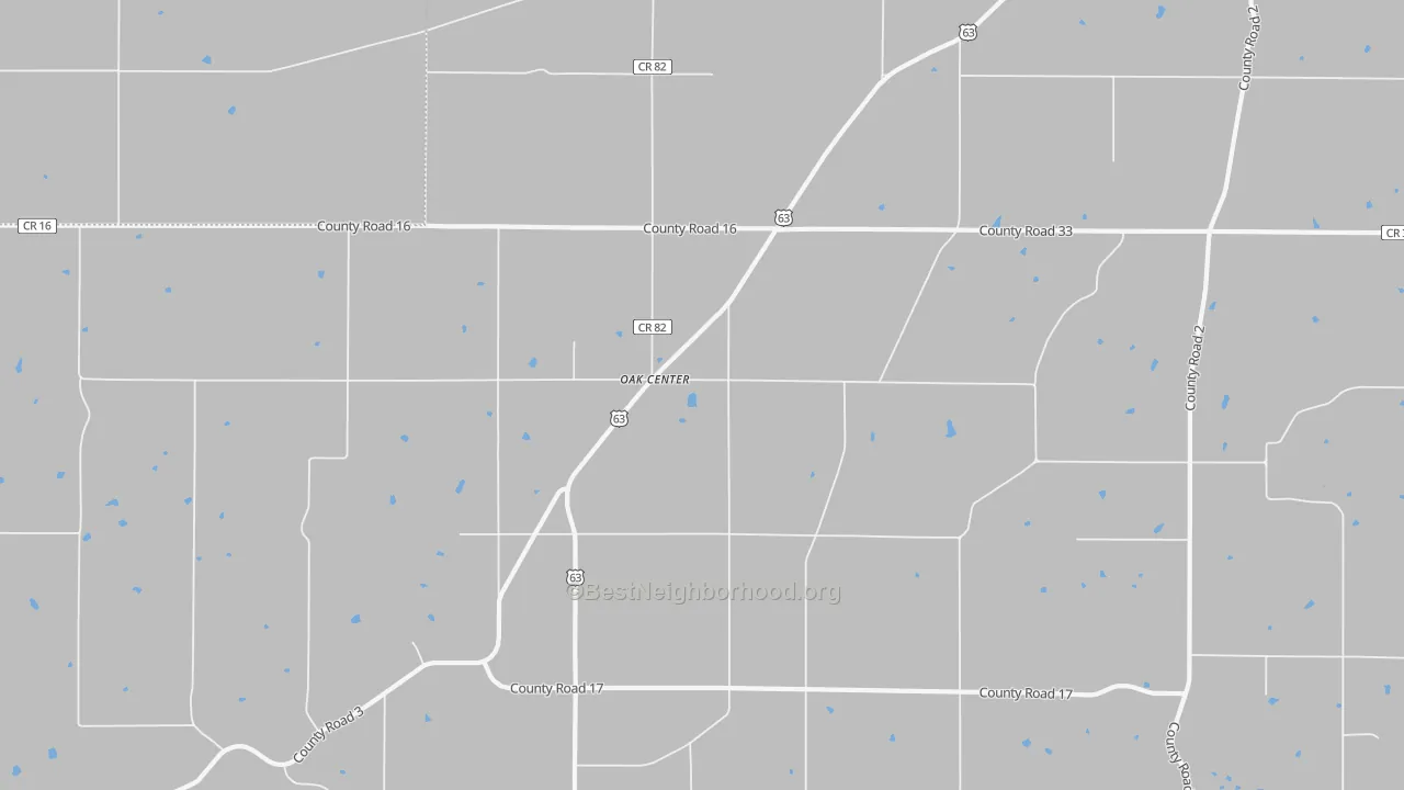 Transit Grade map of Oak Center, MN