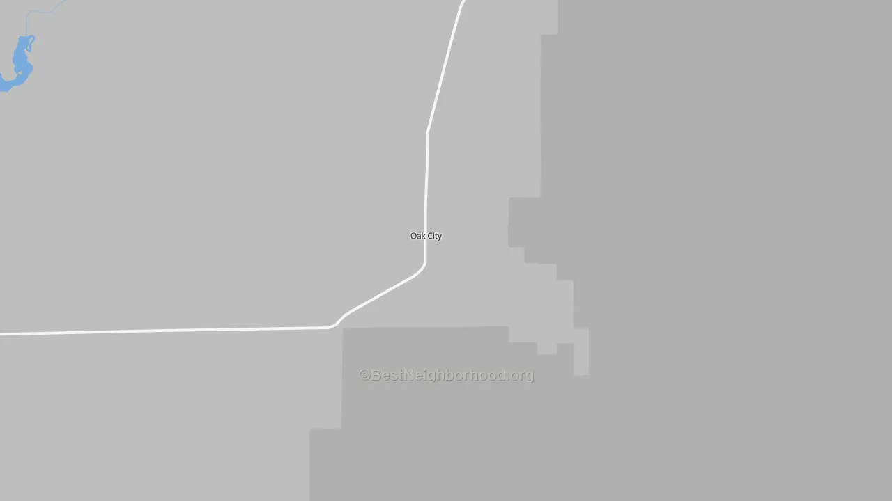 Transit Grade map of Oak City, UT