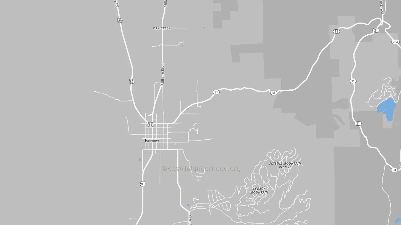 Transit Grade map of Oak Creek, UT