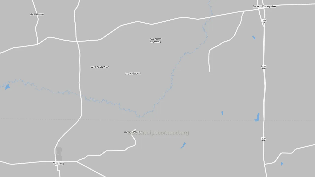 Transit Grade map of Oak Flat, TX