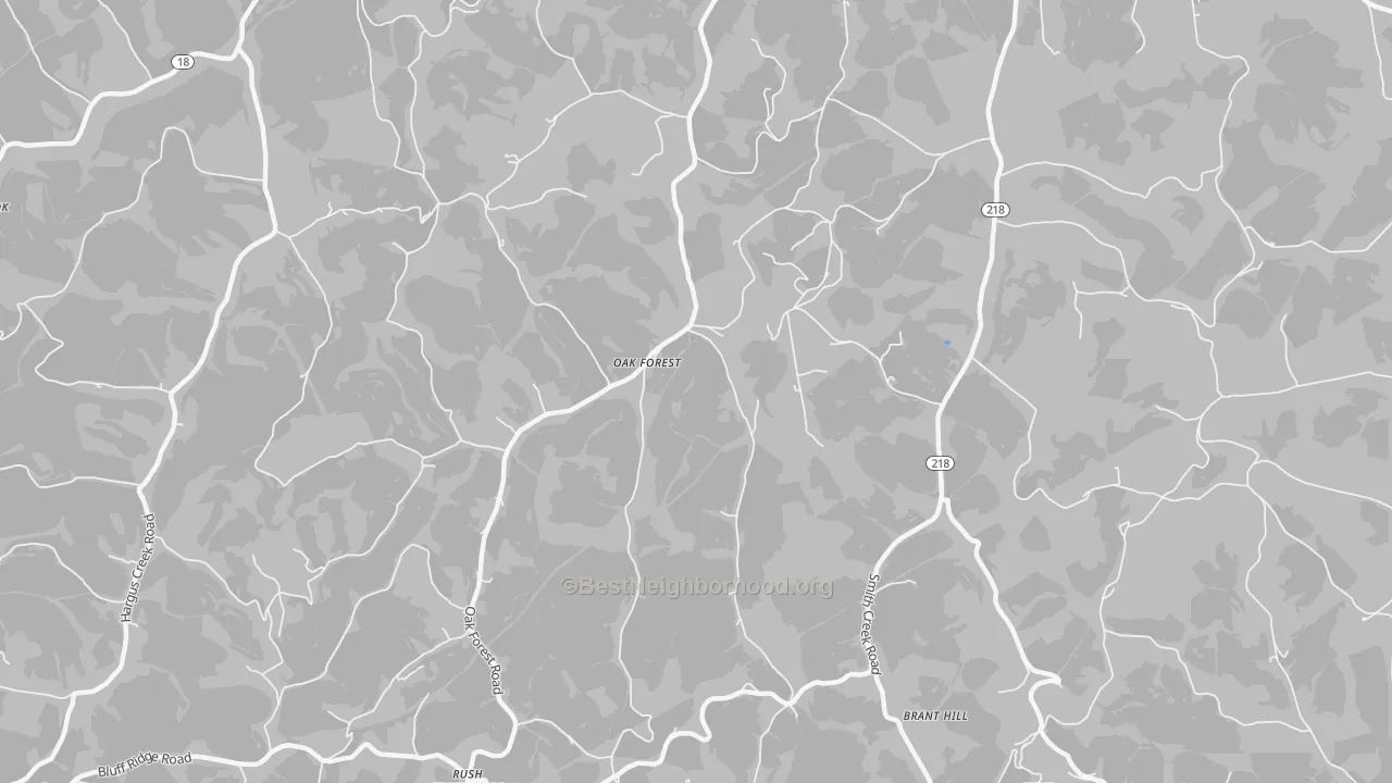 Transit Grade map of Oak Forest, PA