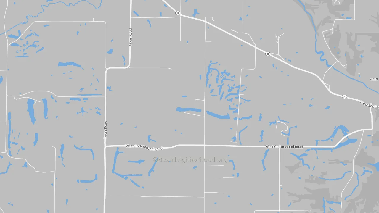 Transit Grade map of Oak Hill, IL