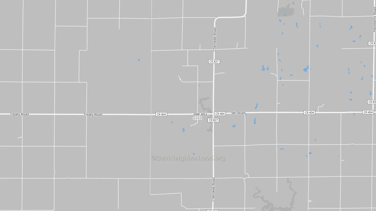 Transit Grade map of Oak Hill, KS