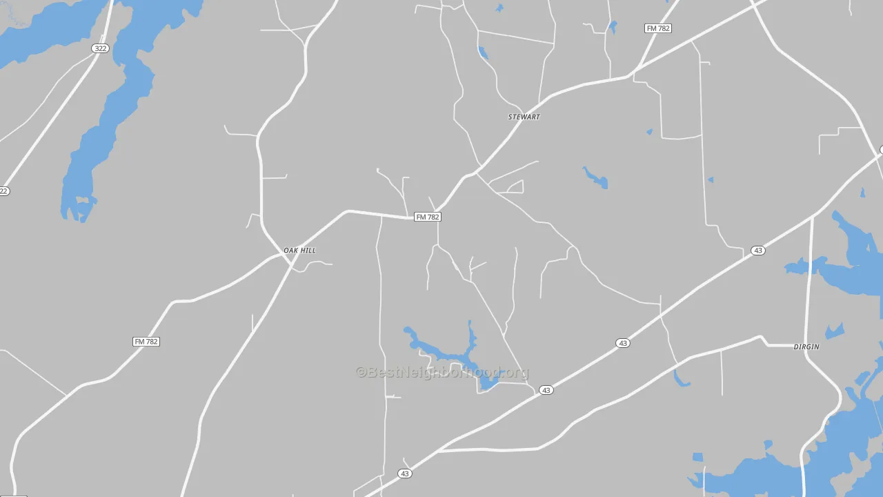 Transit Grade map of Oak Hill, TX