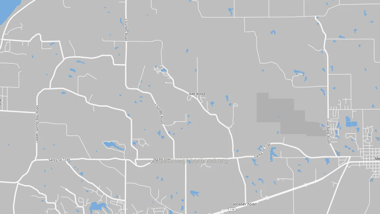 Transit Grade map of Oak Ridge, IL