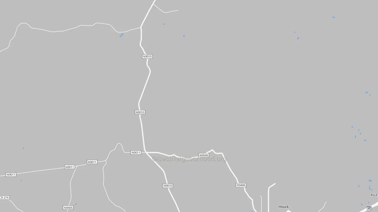 Transit Grade map of Oak Springs, AZ