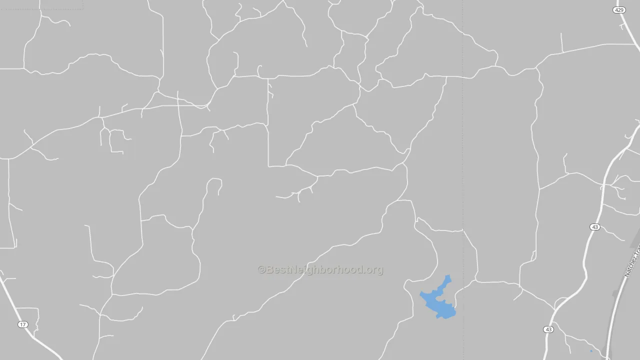 Transit Grade map of Oaks, MS