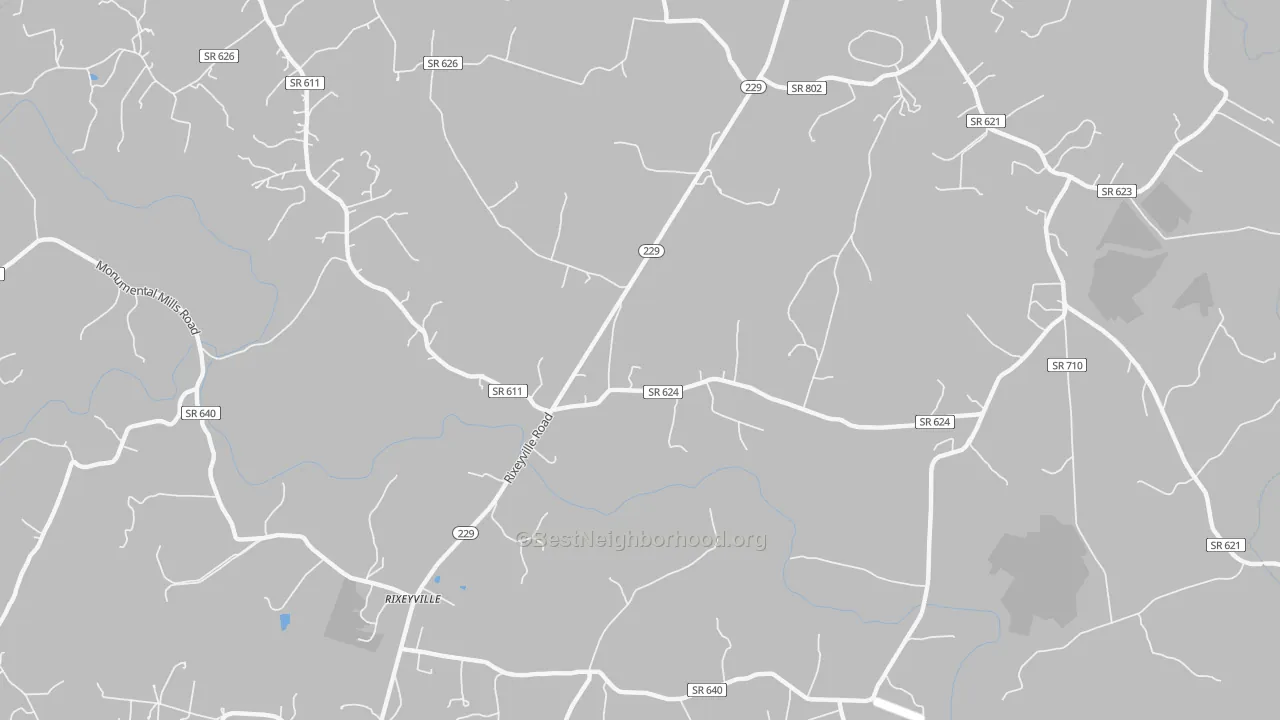 Transit Grade map of Oakshade, VA