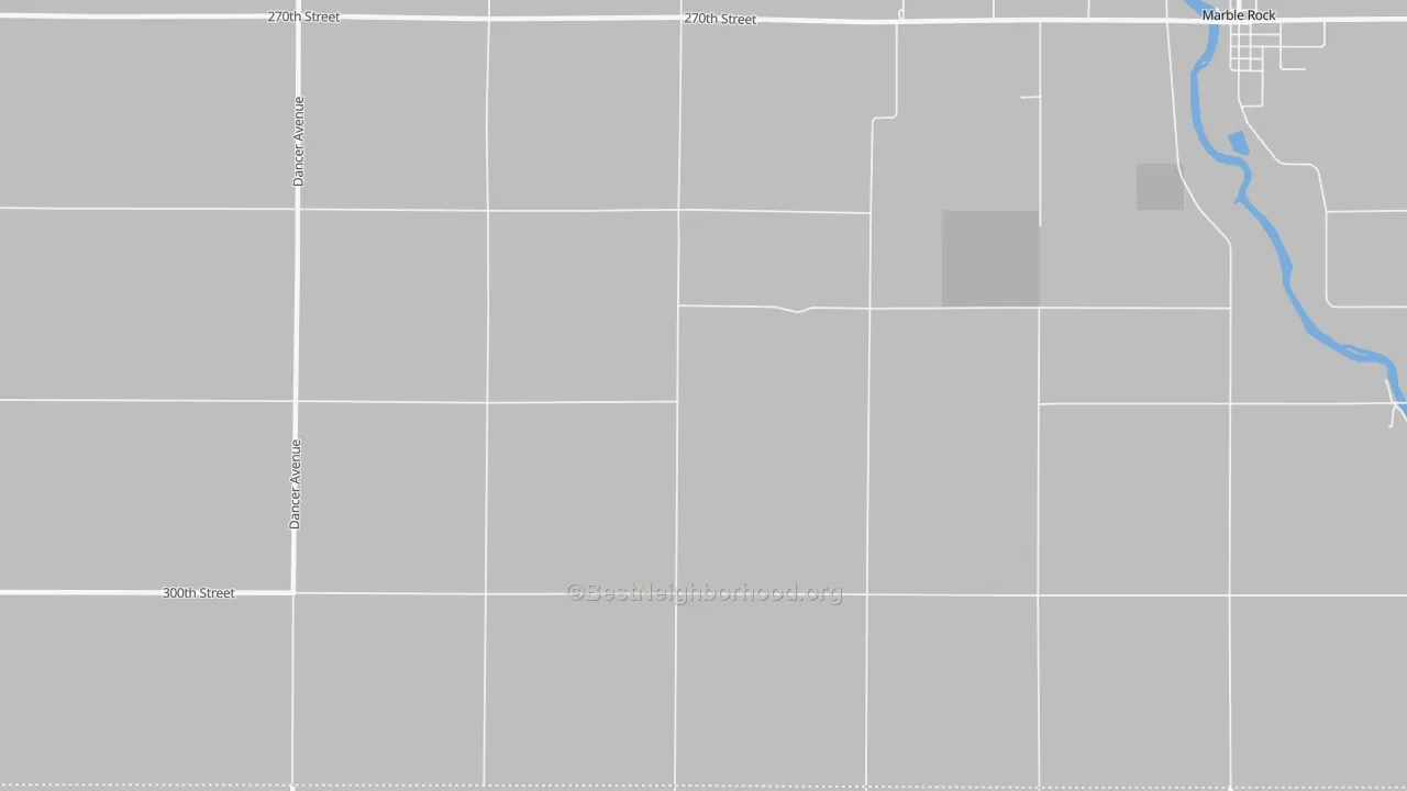 Transit Grade map of Oakwood, IA