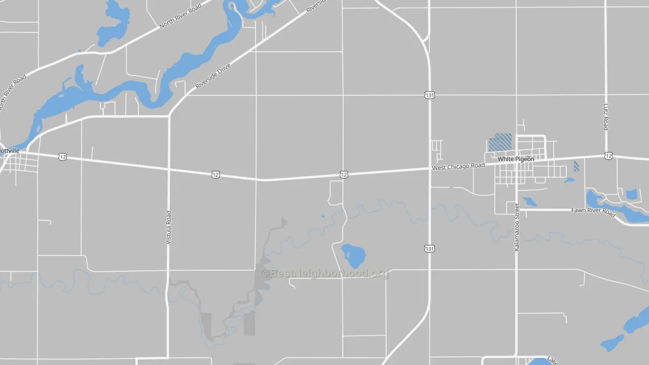 Transit Grade map of Oakwood, MI