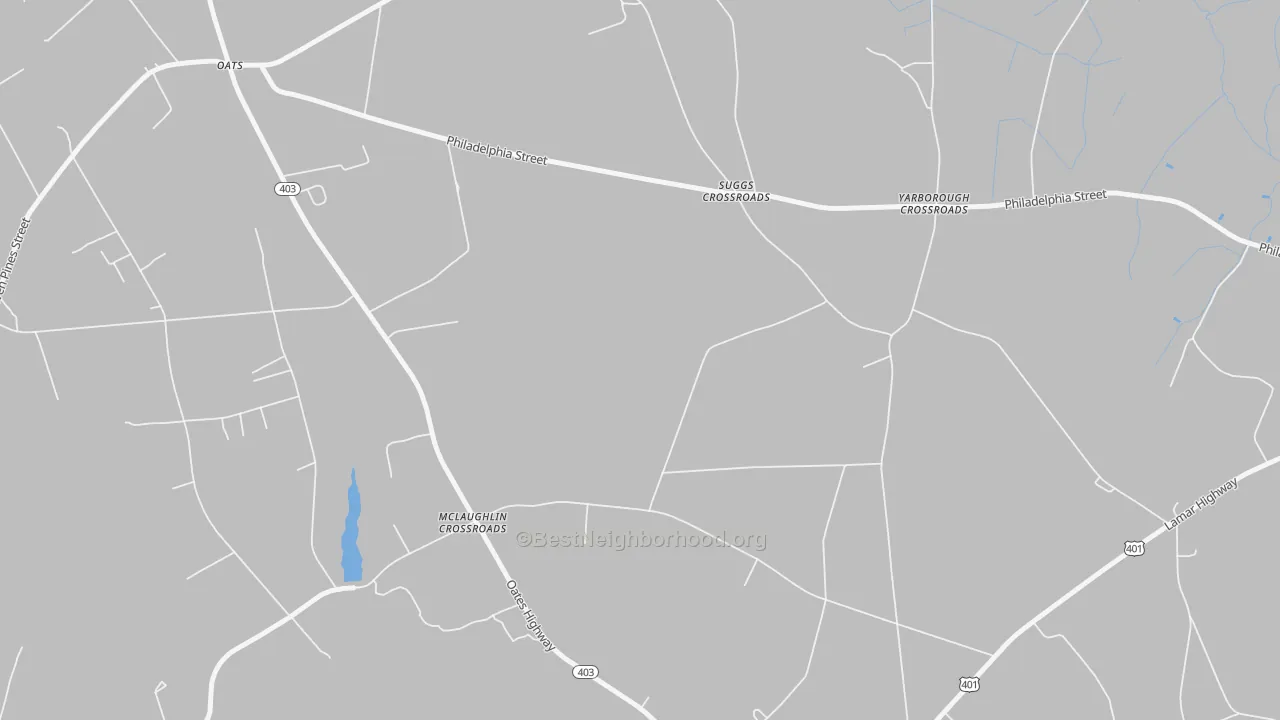 Transit Grade map of Oats, SC