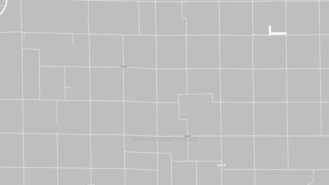 Transit Grade map of Obed, IL