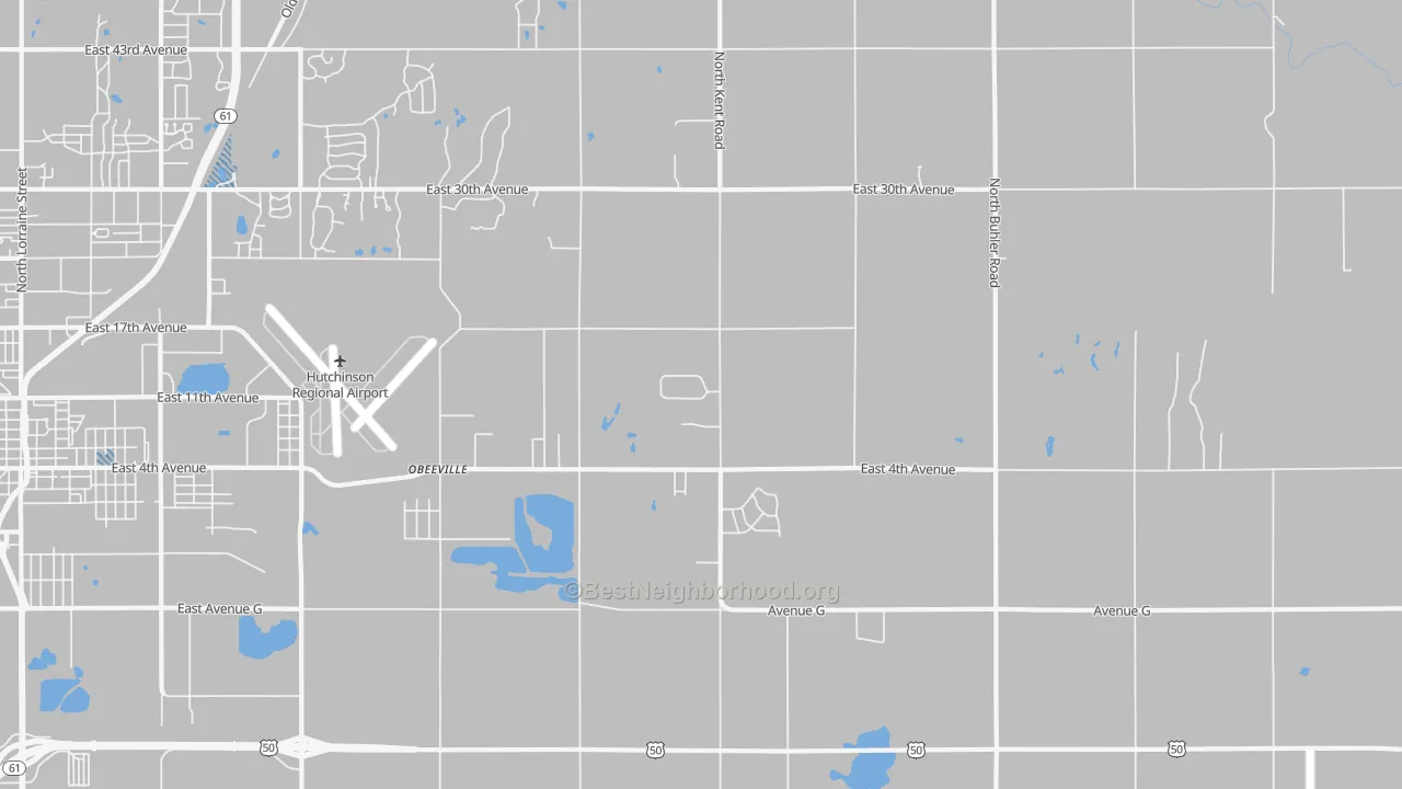 Transit Grade map of Obeeville, KS