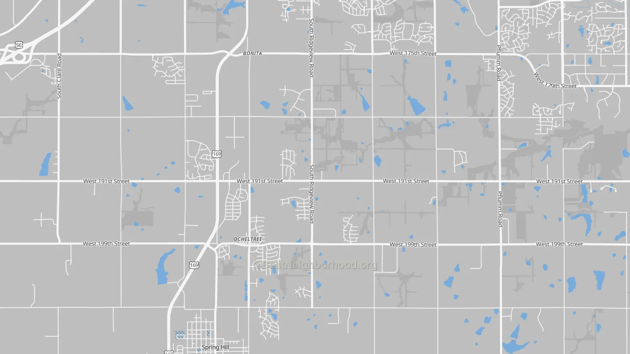 Transit Grade map of Ocheltree, KS