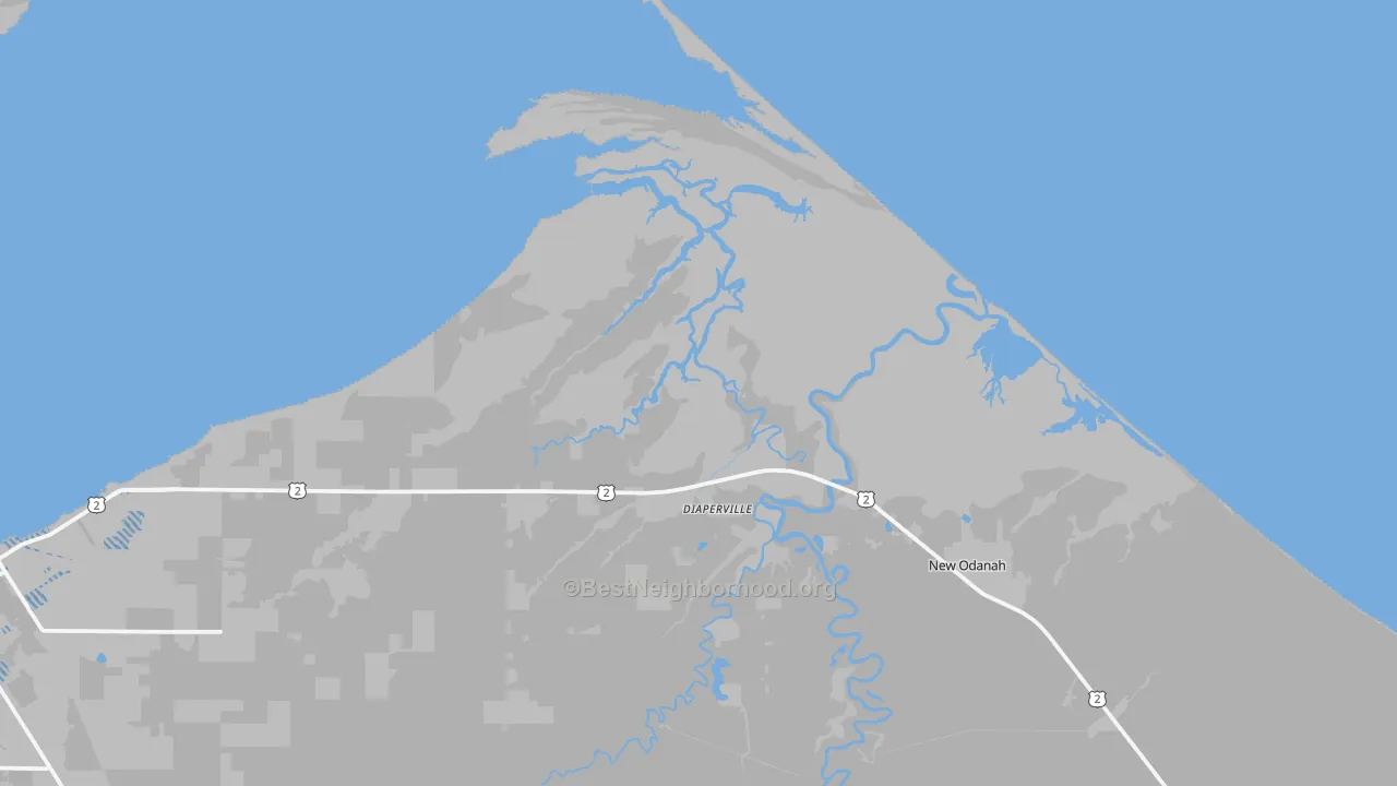 Transit Grade map of Odanah, WI
