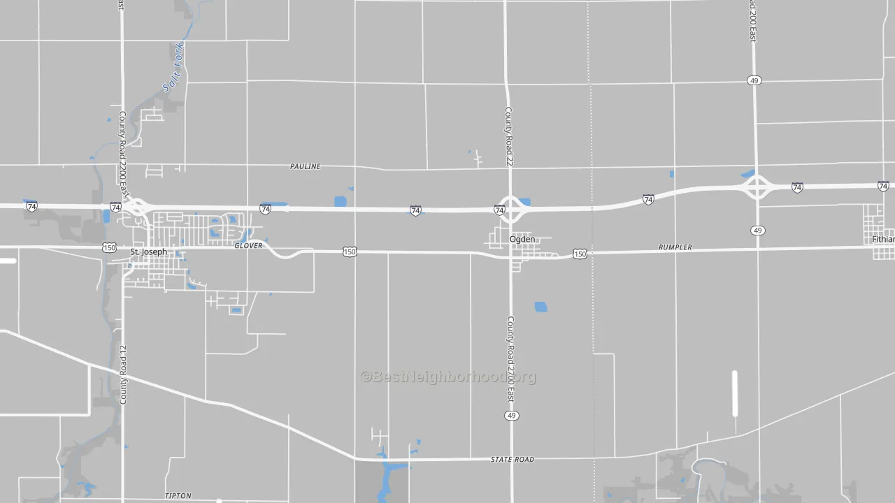Transit Grade map of Ogden, IL