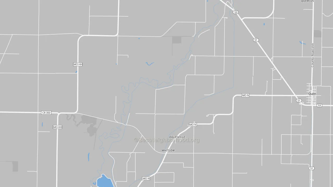 Transit Grade map of Oglesville, MO