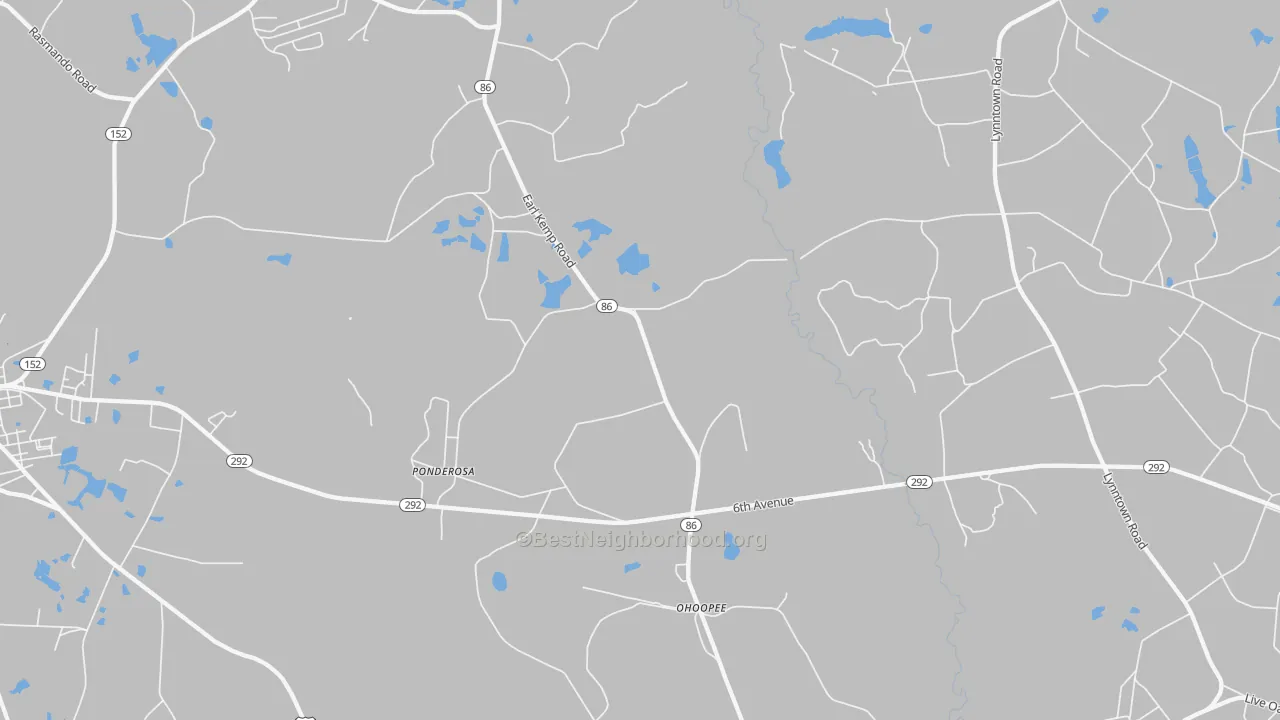 Transit Grade map of Ohoopee, GA