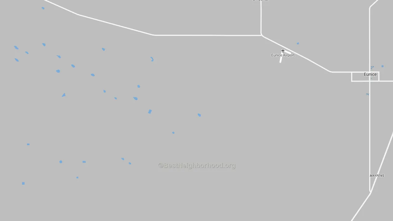 Transit Grade map of Oil Center, NM