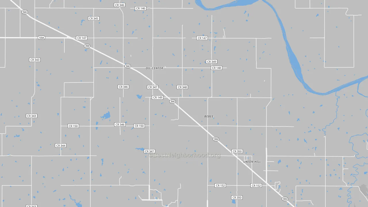 Transit Grade map of Oil Center, OK
