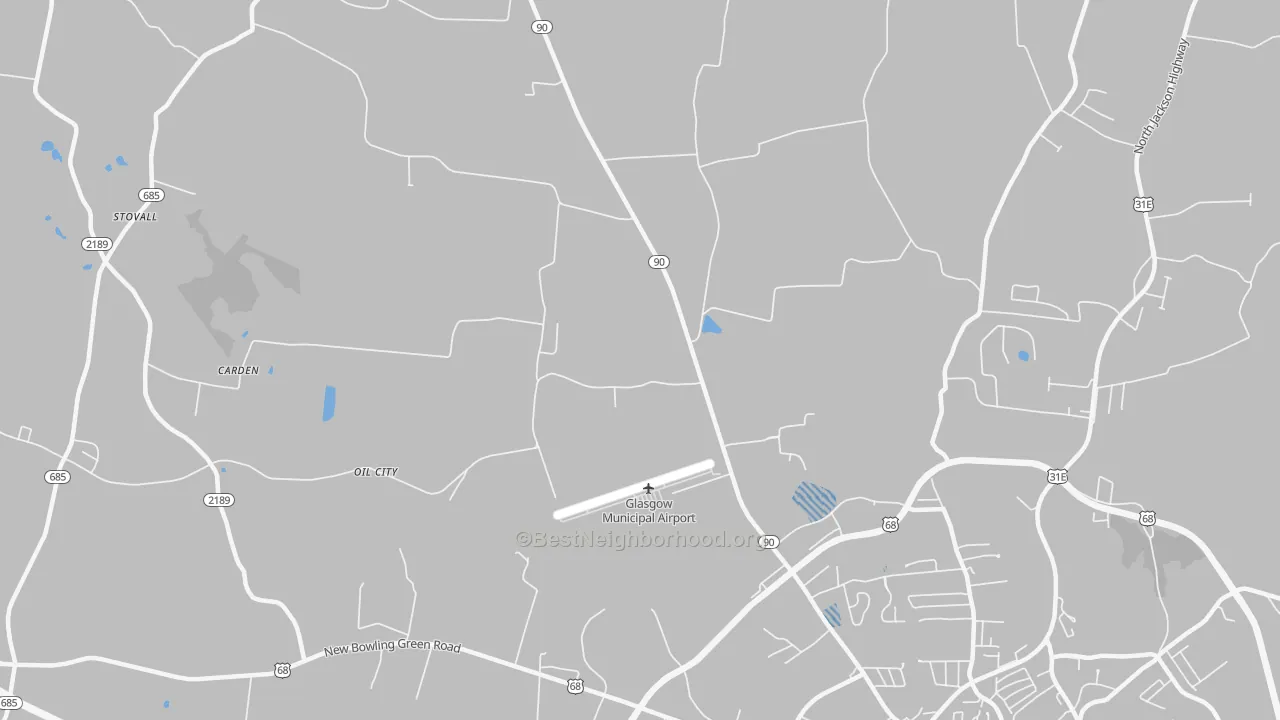 Transit Grade map of Oil City, KY