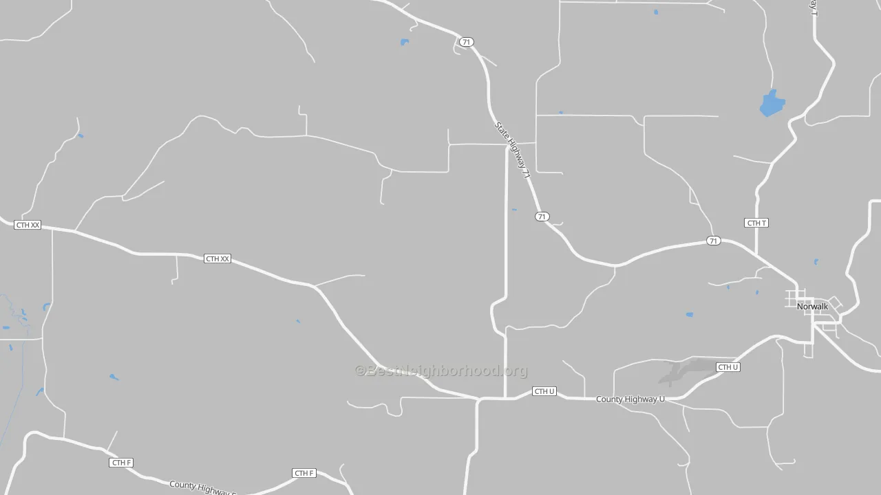 Transit Grade map of Oil City, WI